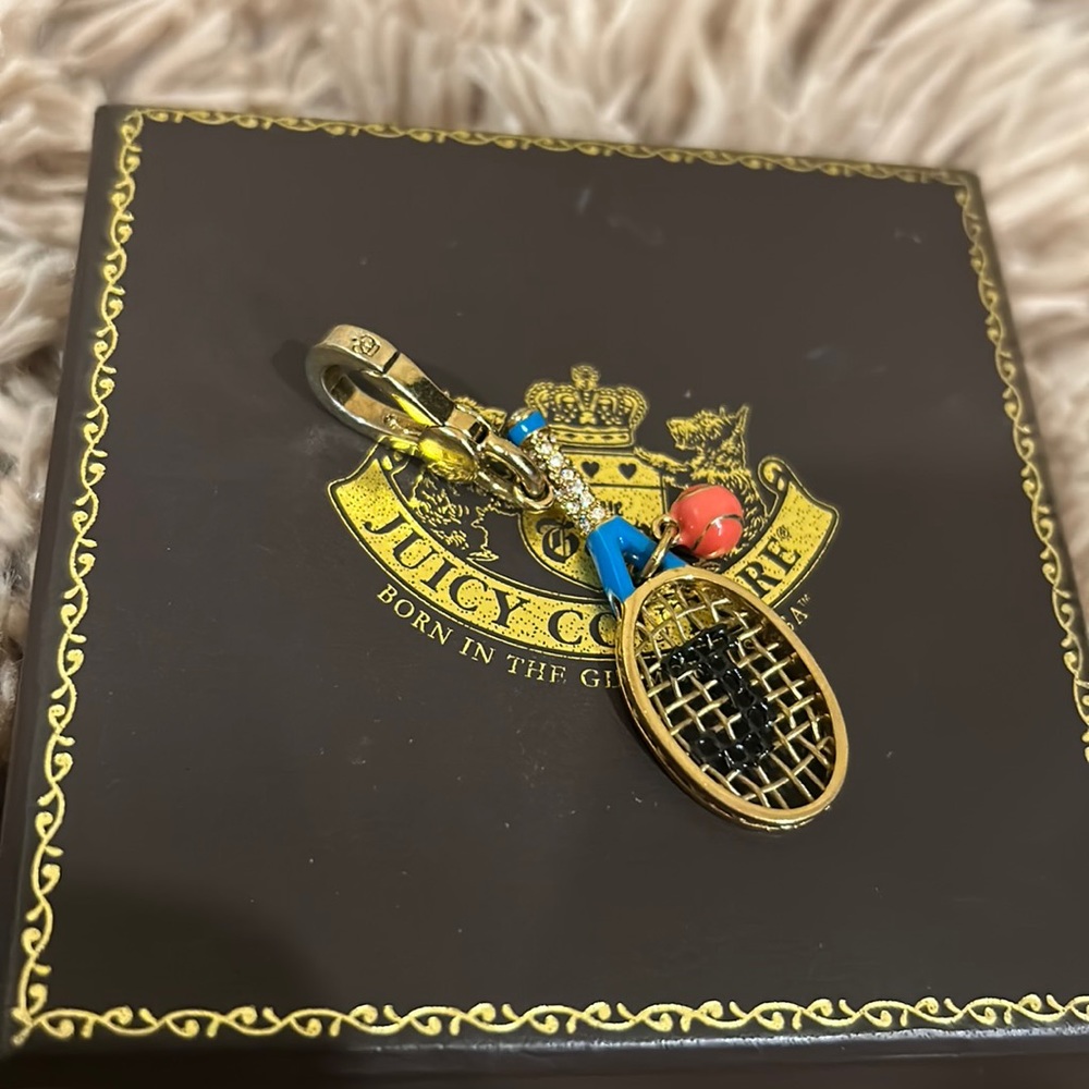 Juicy Couture Tennis Racket Charm